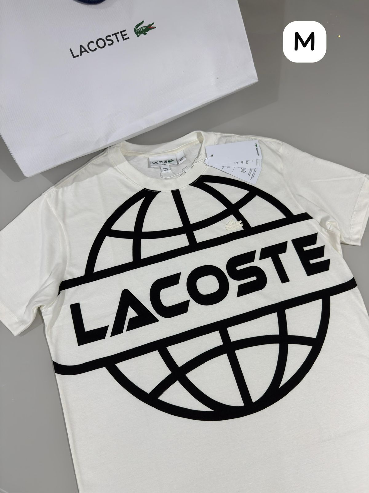 Camiseta Lacoste Branca M